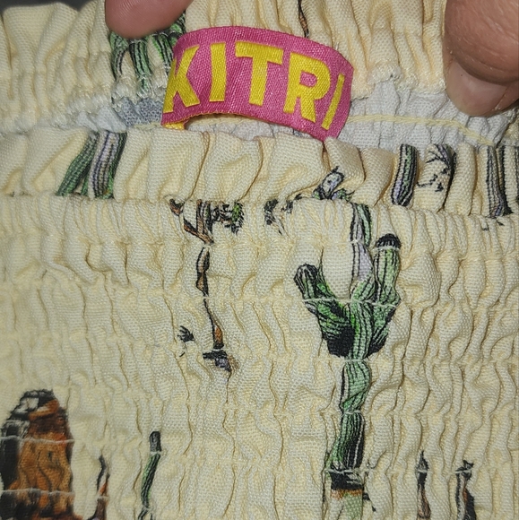 KITRI Jolene Joshua Tree Print Shirred Dress - Picture 6 of 10